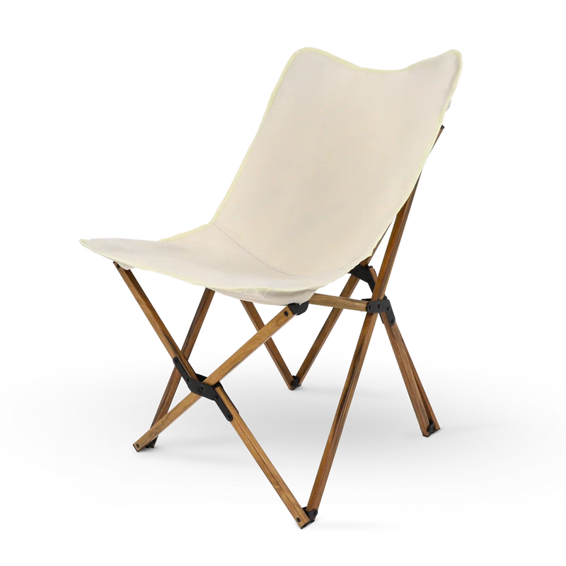 Campingstuhl Faltbar Creme