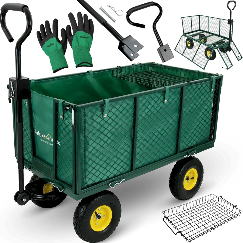 Bollerwagen | Transportwagen inkl. Handschuhe