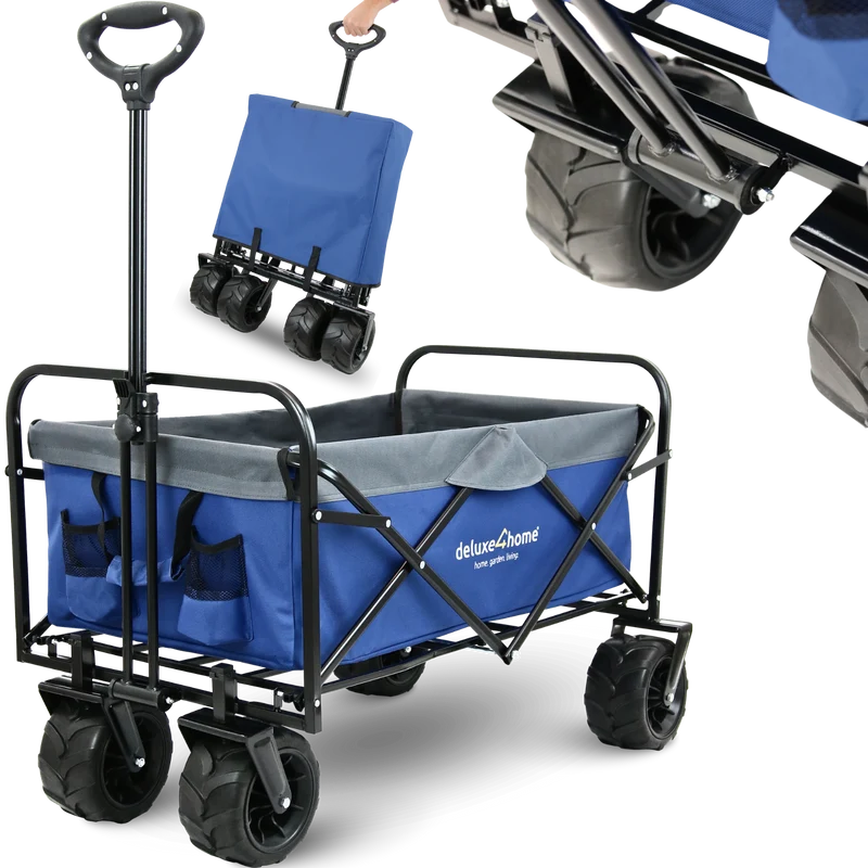 Bollerwagen mit breiten Reifen