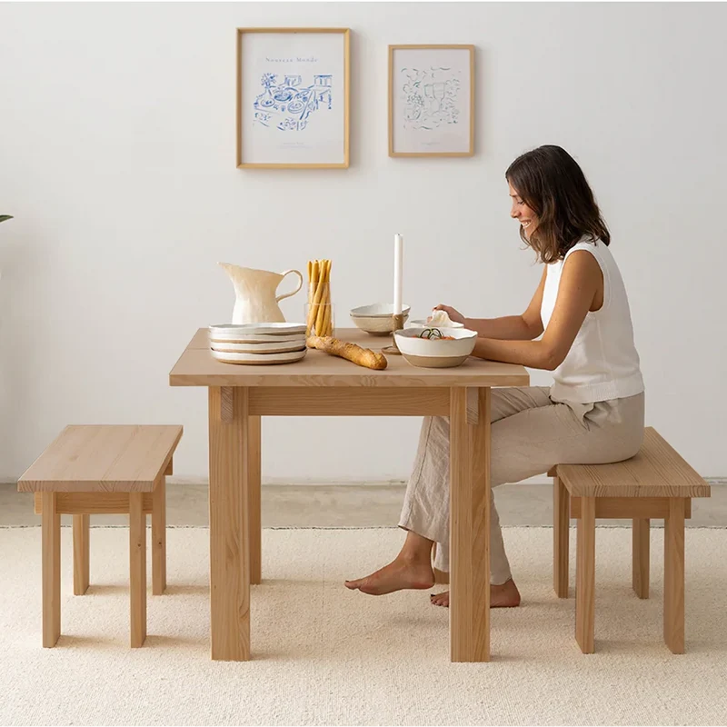 Pals dining table made of solid pine wood 90 x 90 cm
