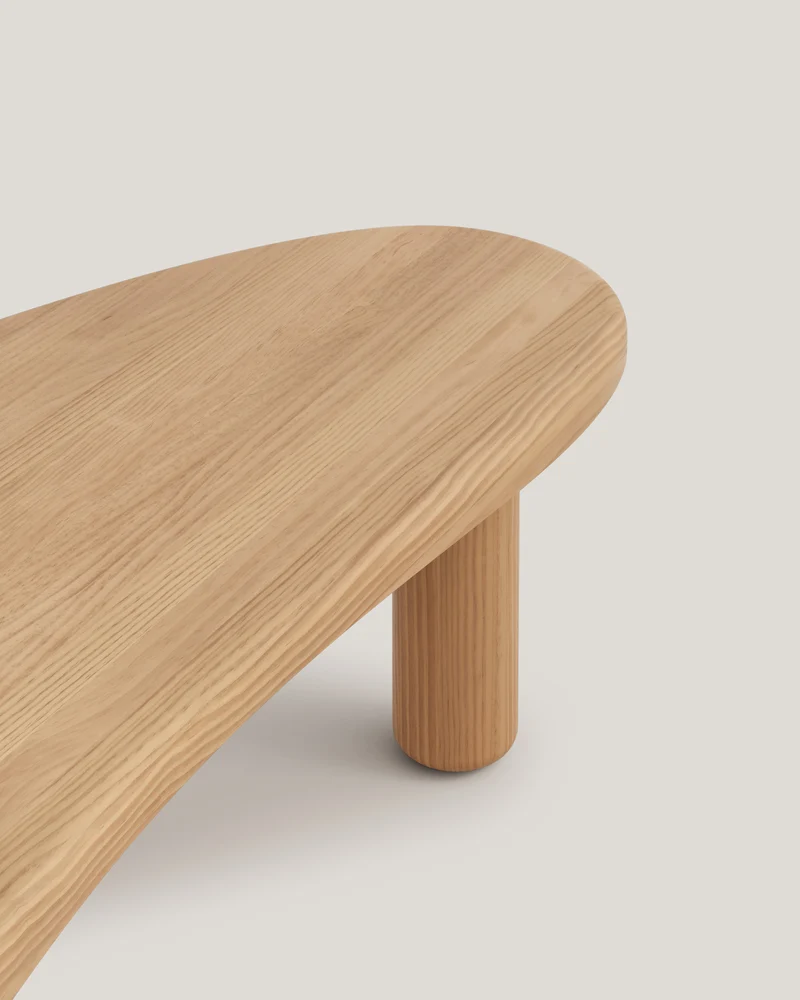 Set 2 coffee tables in solid pine wood Tramadiu and Tuna