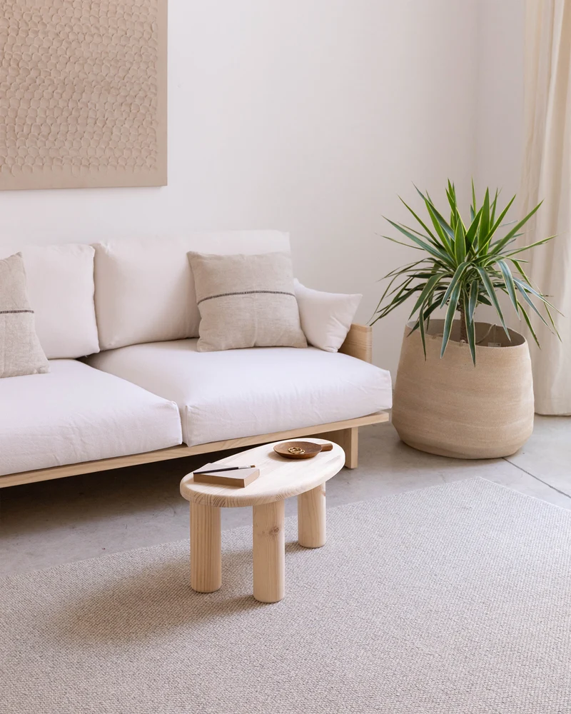 Tuna - Coffee table in pine wood 62 cm