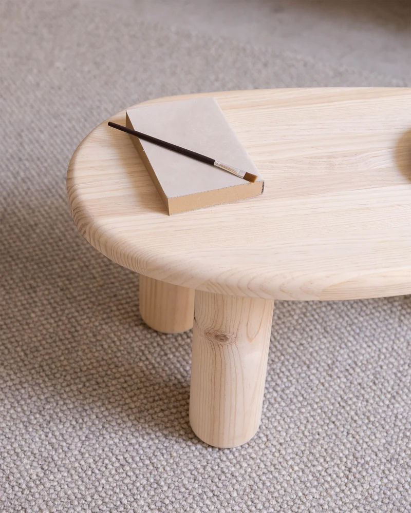 Tuna - Coffee table in pine wood 62 cm