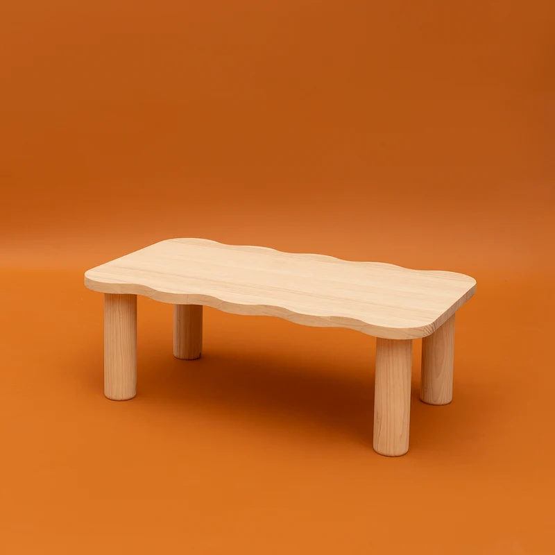 Palamos - Coffee table in solid pine wood 100 cm