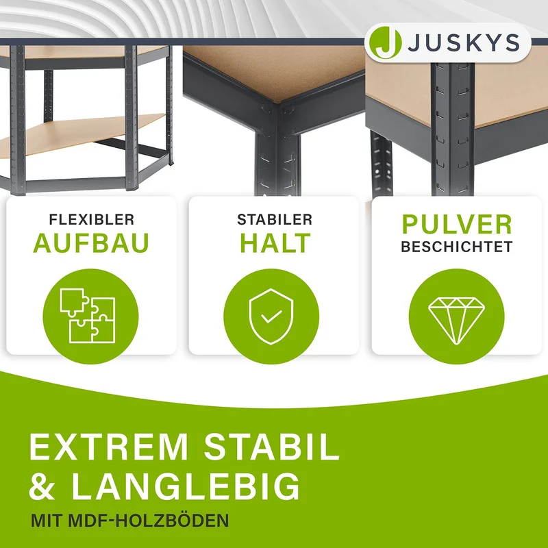 3er Regalsystem 1 Corner & 2 Easy