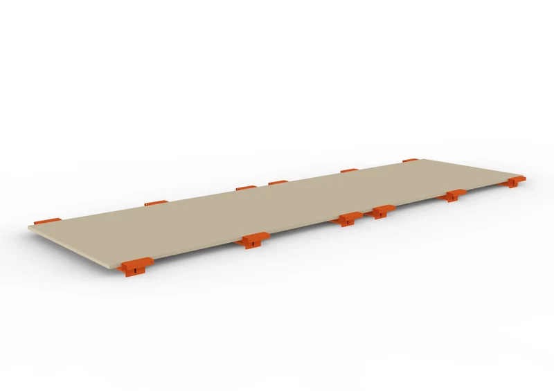 Spanplattenboden MULTIPAL Breite 3600mm in zwei Tiefen