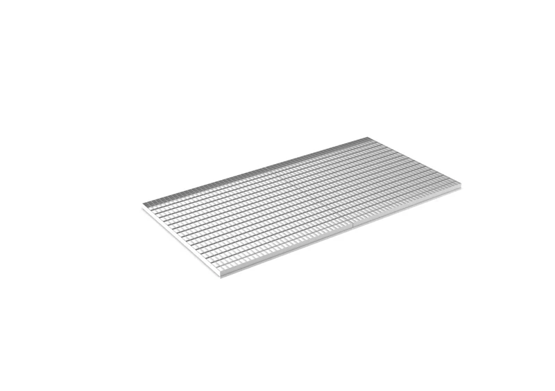 Gitterrostboden MULTIPAL Breite 2250 mm in zwei Tiefen