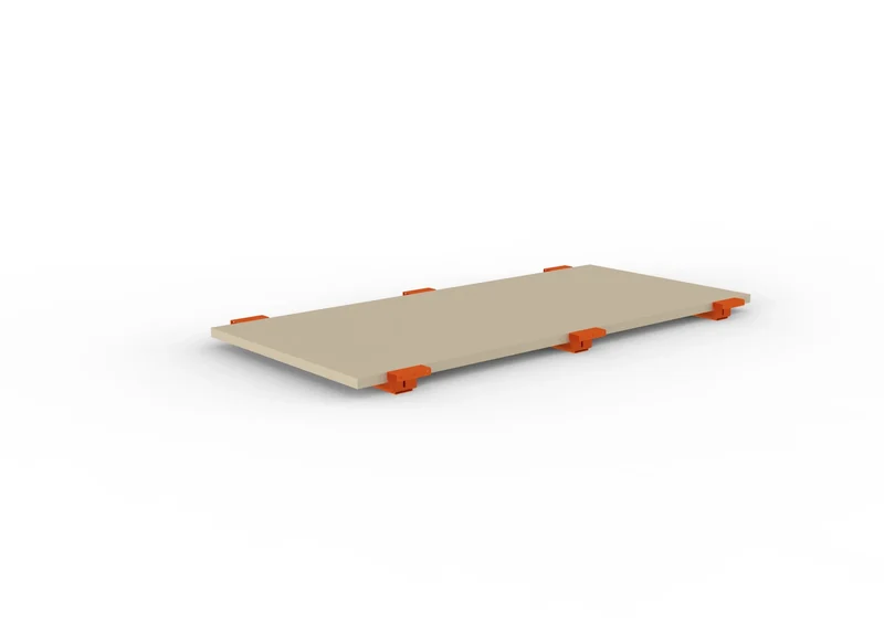 Spanplattenboden MULTIPAL Breite 2225mm in zwei Tiefen und Stärken