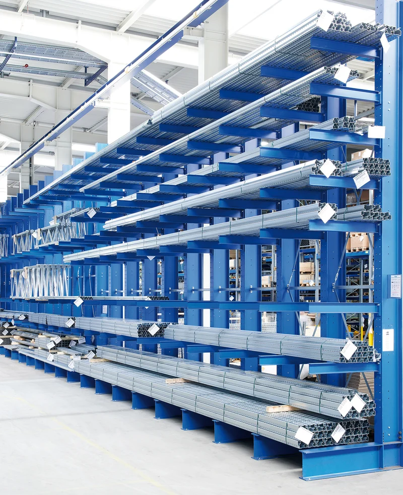Kragarmregal Typ ES von BITO | einseitige Nutzung | Max. Belastung 12.600 kg