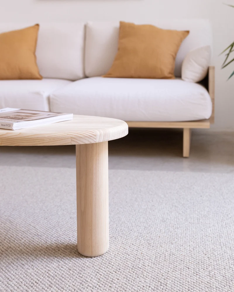 Tramadiu - Coffee table in pine wood 130 cm