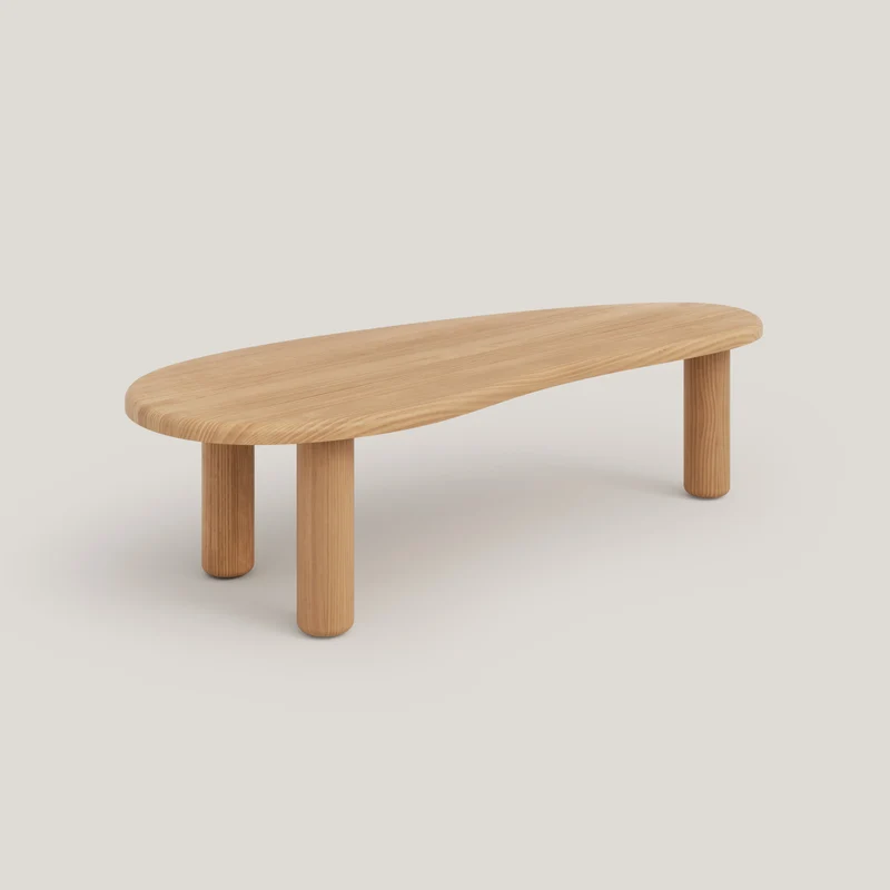 Tramadiu - Coffee table in pine wood 130 cm