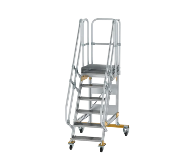 Plattformtreppe 60° fahrbar von MUNK Stufenbreite 600 mm