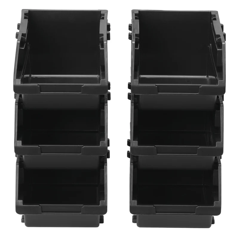 BUNKER Load-Up Stack Storage Bin Set (6 Piece)