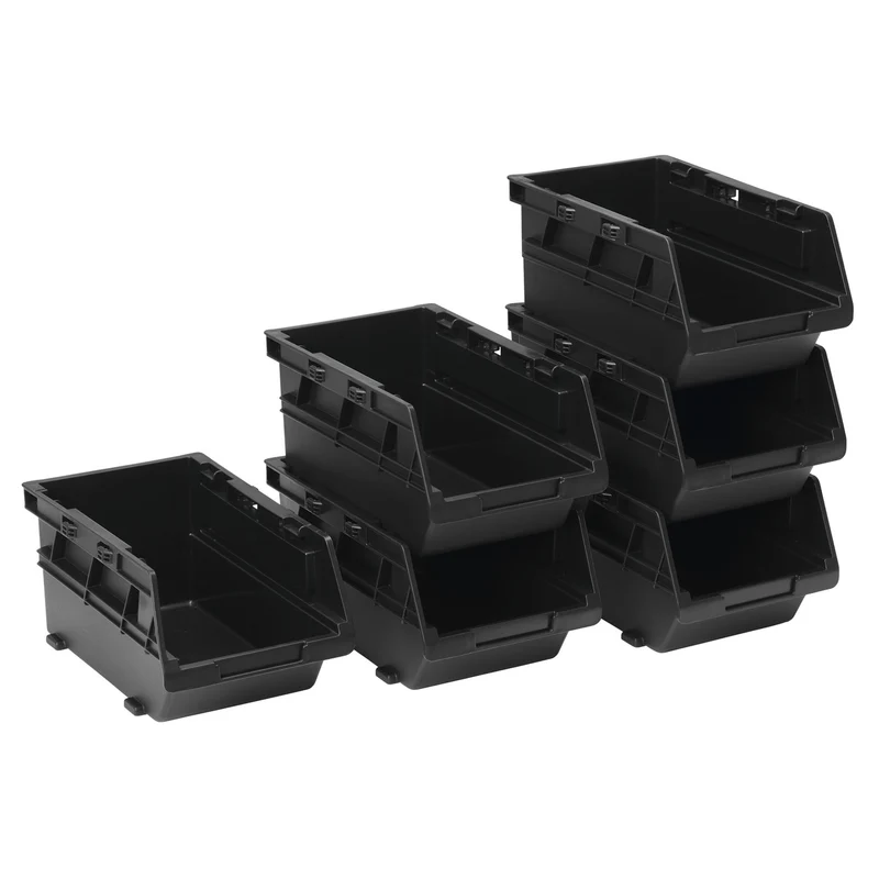 BUNKER Load-Up Stack Storage Bin Set (6 Piece)