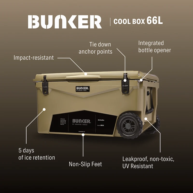 BUNKER Cool Box, 66L