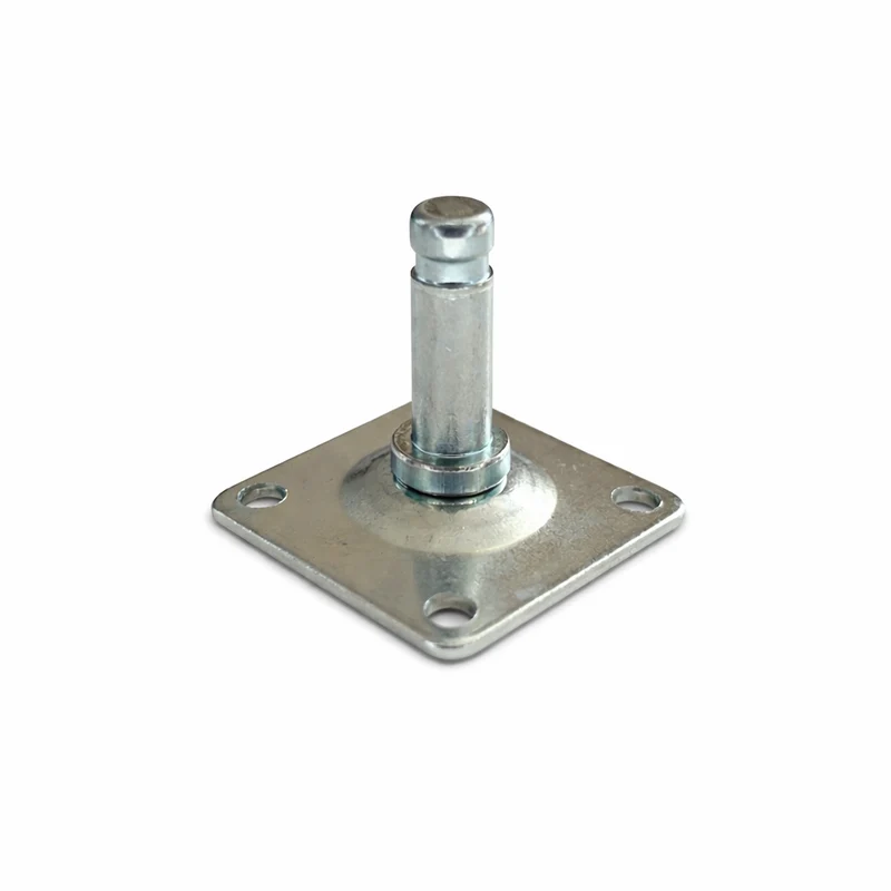 Anschraubplatte 42x42x2,0 mm verzinkt für Bohrung Ø 10 mm, RASTER