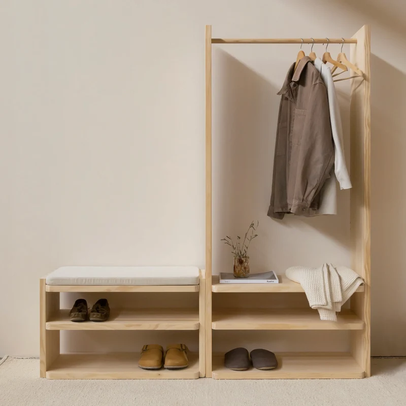 Mariola coat rack and shoe rack
