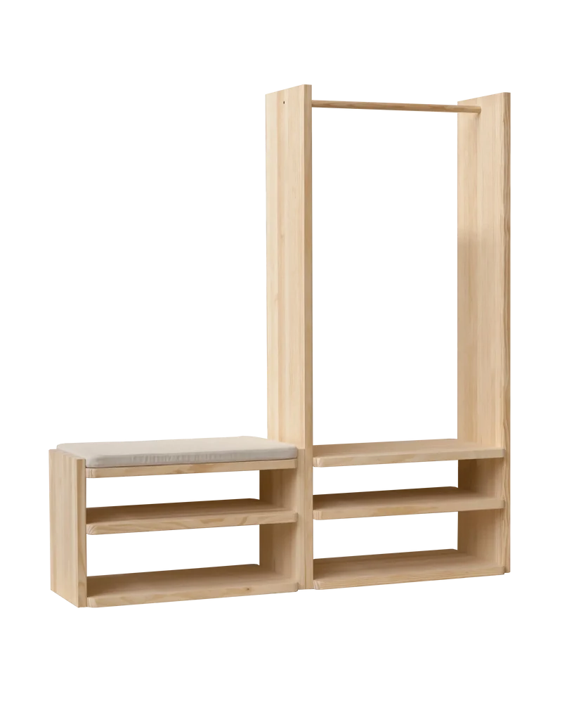 Mariola coat rack and shoe rack