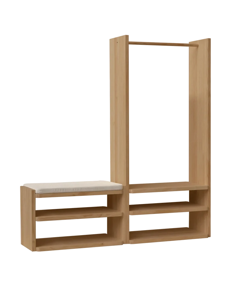 Mariola coat rack and shoe rack