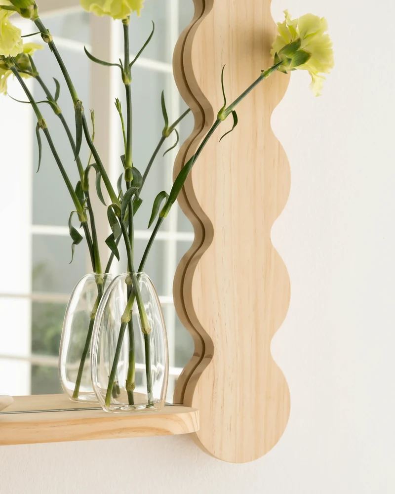 Saladeta solid wood mirror 52 x 77 cm