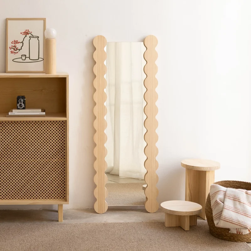 Salada solid wood mirror 52 x 143 cm