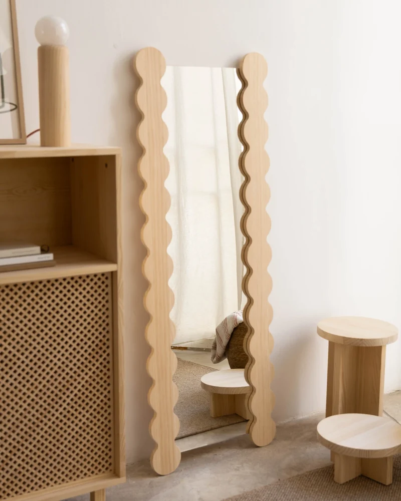 Salada solid wood mirror 52 x 143 cm