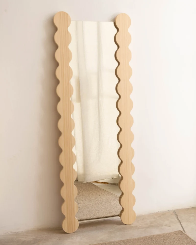 Salada solid wood mirror 52 x 143 cm