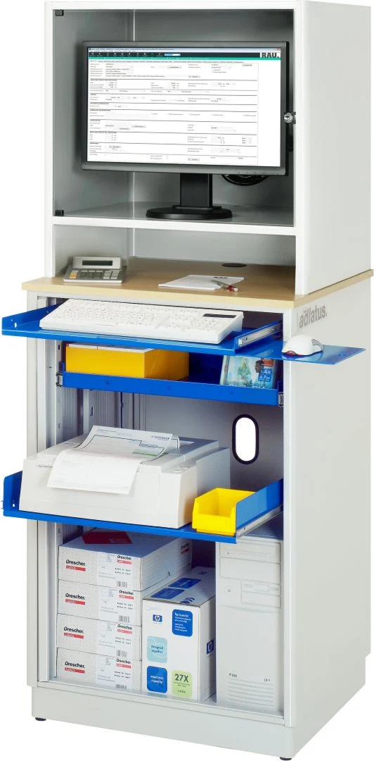 Computer-Station von Rau | Stationär und ohne Rollen