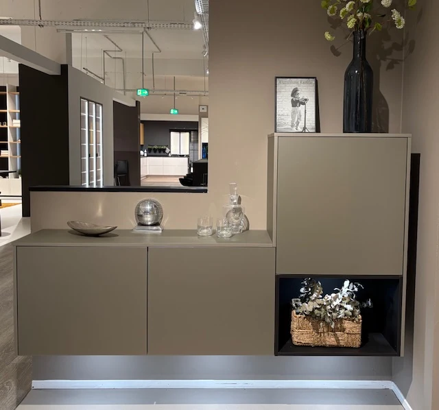 Küche AV3090 GL Sandgrau Metallic Grau
