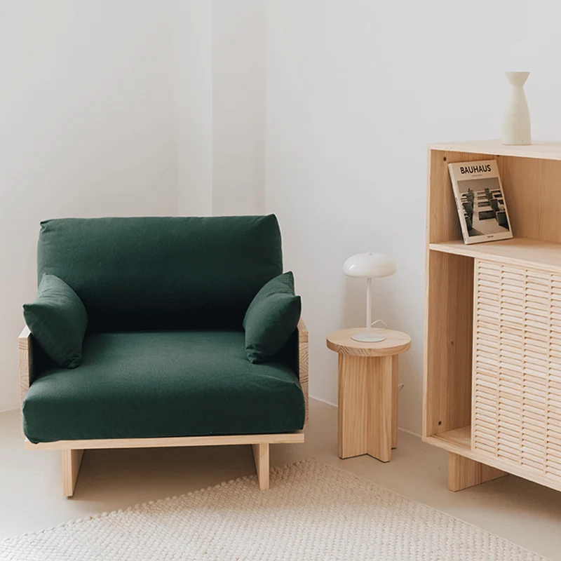 Bora armchair made of pine wood in Mediterranean style 95 cm