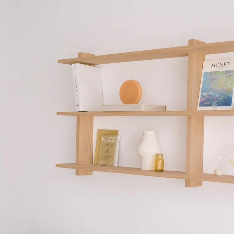 Miramar floating triple shelf from 90 cm to 180 cm