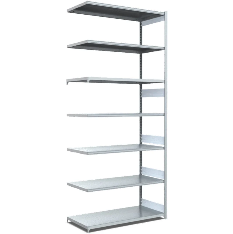 Fachbodenregal Anbauregal Industrieregal | Fachlast 300 kg – verzinktes Stecksystem von BITO