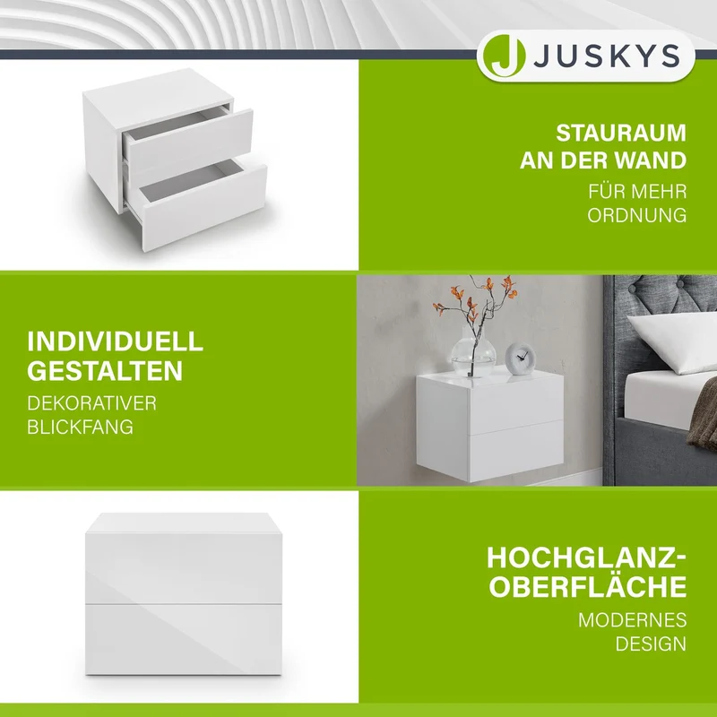 Wandschrank Nachttisch hängend