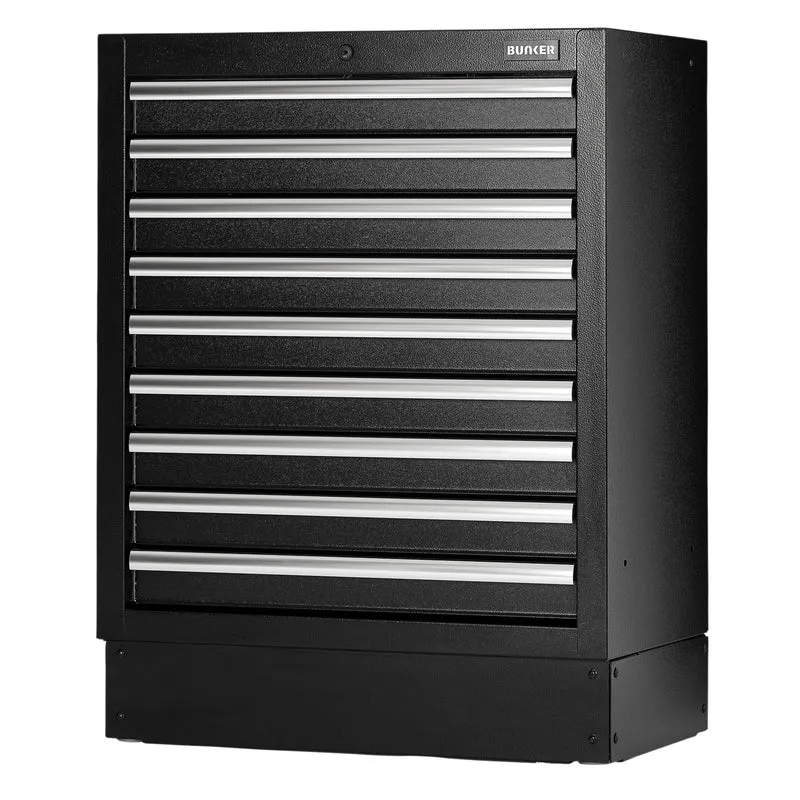 BUNKER Modular Floor Cabinet, 9 Drawer, 680mm