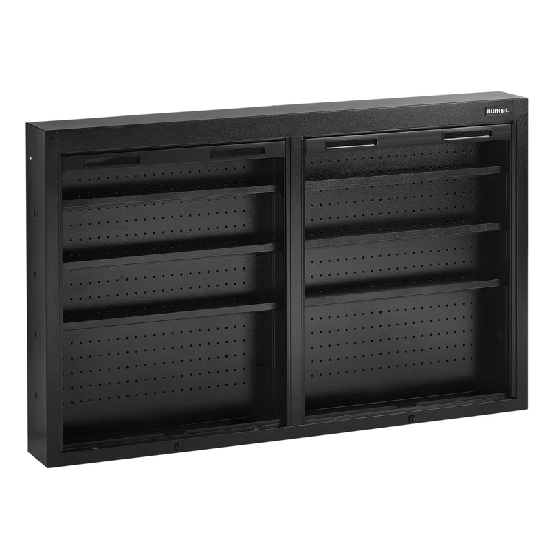 BUNKER Modular Wall Cabinet with Tambour Doors, 1360mm