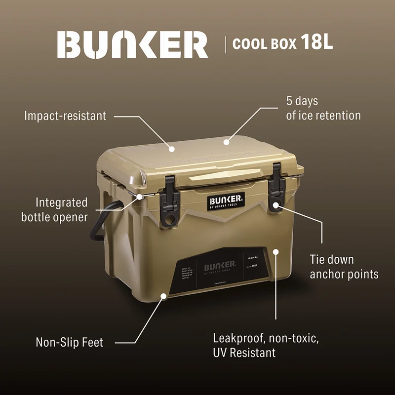 BUNKER Cool Box, 18L