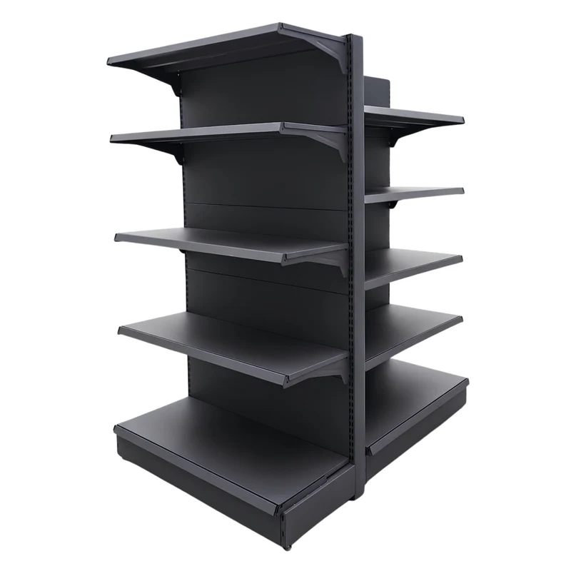 InhandKraft® Kopf- & Gondelregal-Set für Kiosk & Laden - Anthrazit