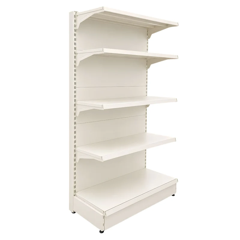 InhandKraft® Kopfregal für Kiosk & Laden - Cremeweiß