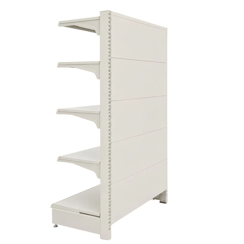 InhandKraft® Kopfregal für Kiosk & Laden - Cremeweiß