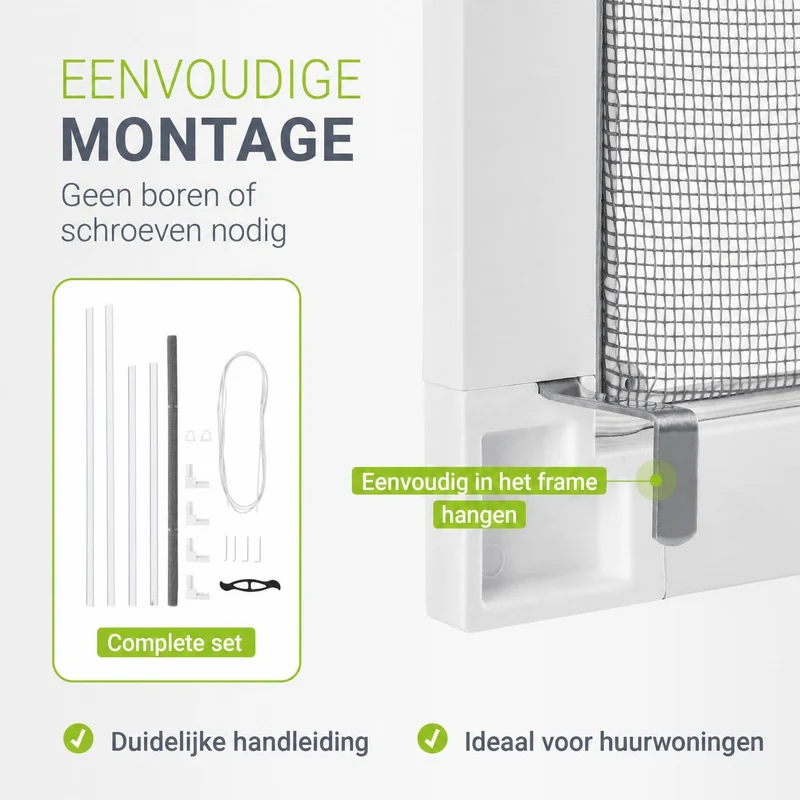 Fliegengitter für Fenster