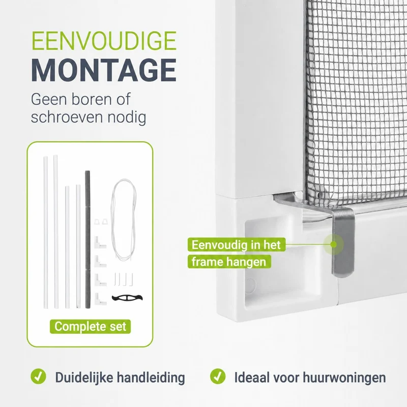 Fliegengitter für Fenster