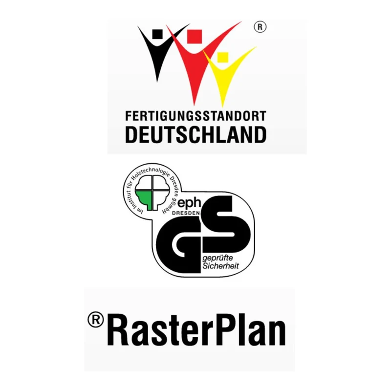 Kappes RasterPlan Lochplatte RAL 5015 Himmelblau 1000 x 450 mm