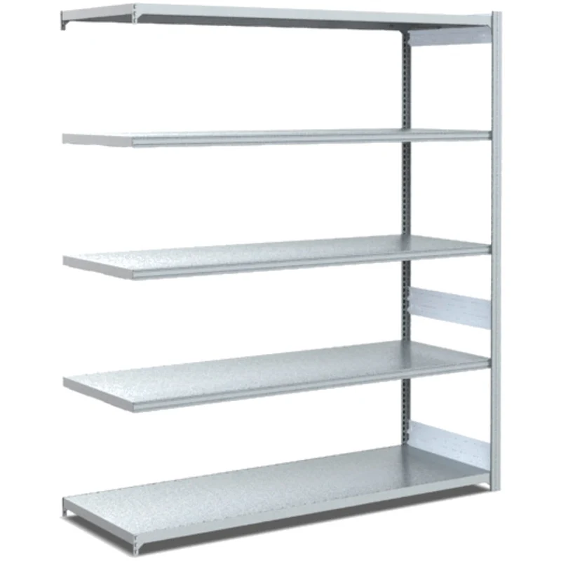 Fachbodenregal BITO Typ M – Fachlast 200 kg – glanzverzinkte Ausführung - Anbauregal einseitig