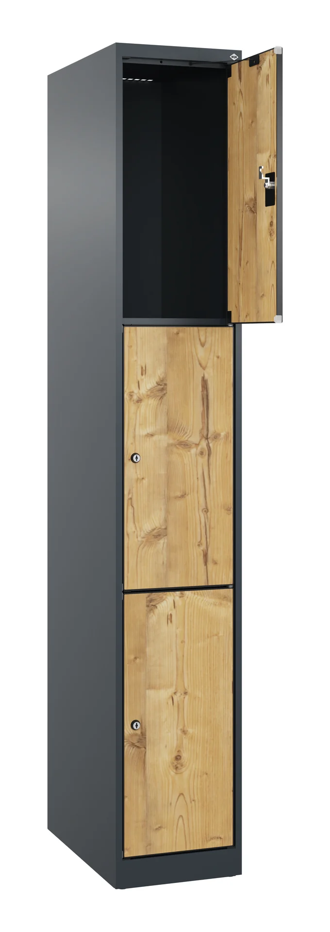 Schließfachschrank von C+P Evolo Plus | 1850x300x500 mm | 3 - 5 Fächer