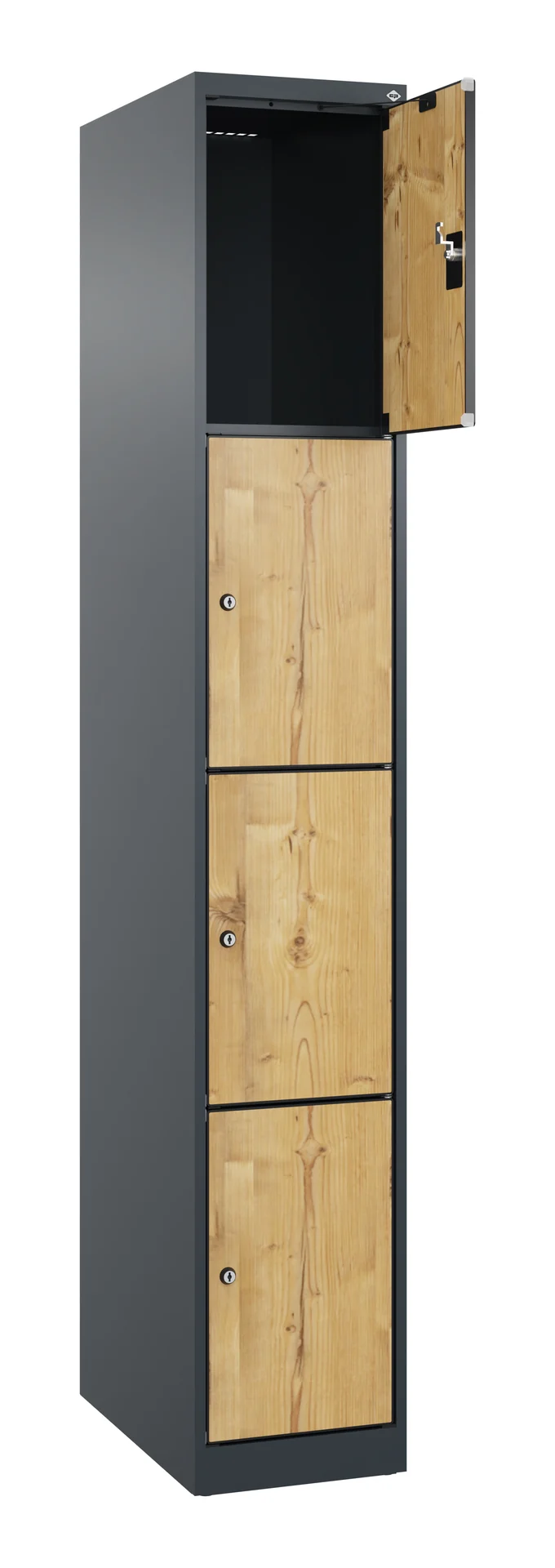 Schließfachschrank von C+P Evolo Plus | 1850x300x500 mm | 3 - 5 Fächer