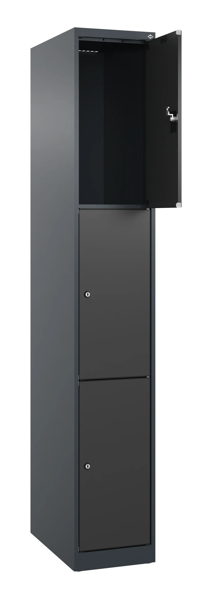 Schließfachschrank von C+P Evolo Plus | 1850x300x500 mm | 3 - 5 Fächer