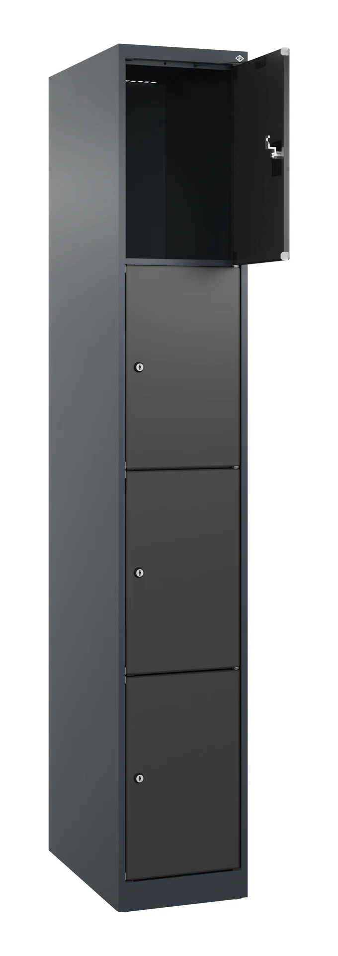 Schließfachschrank von C+P Evolo Plus | 1850x300x500 mm | 3 - 5 Fächer