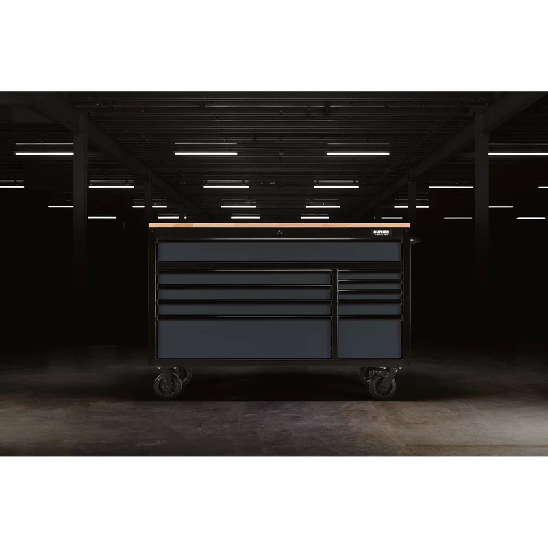 BUNKER 10 Drawer Workbench Roller Tool Cabinet, 56"