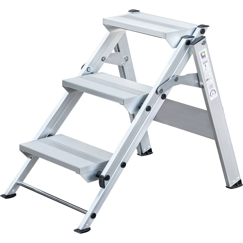 Klapptreppe aus Aluminium | Belastbarkeit 150 kg