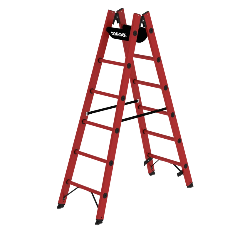 Stehleiter Sprossenleiter aus GFK – 2×4 bis 2×8 Sprossen